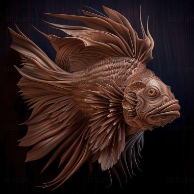 3D model Lionhead fish (STL)